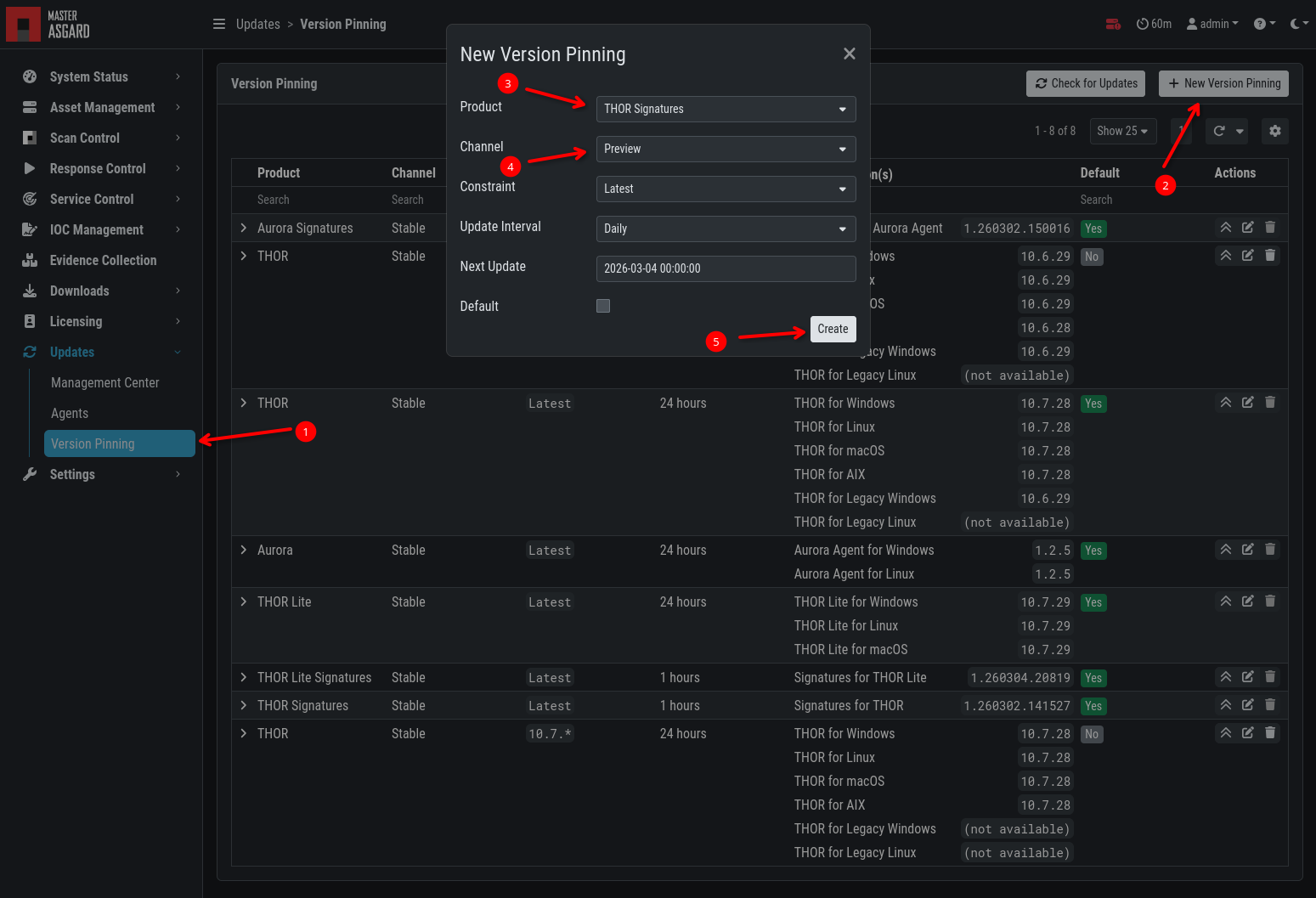Preview Signatures Scanning