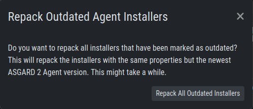 Repack Agent Installers
