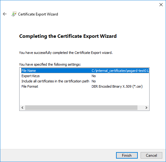 certsrv – Export certificate