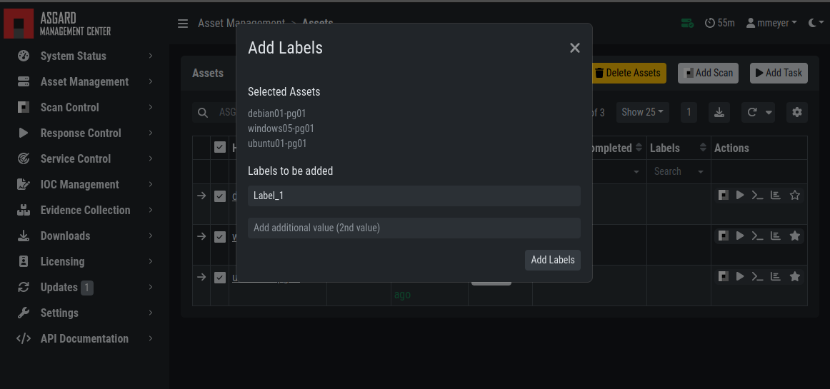 Asset Labeling