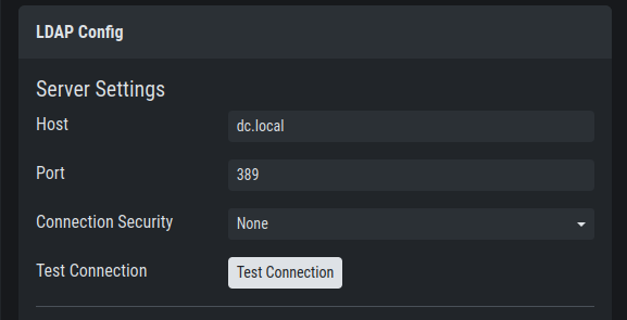 Configure the LDAP Server