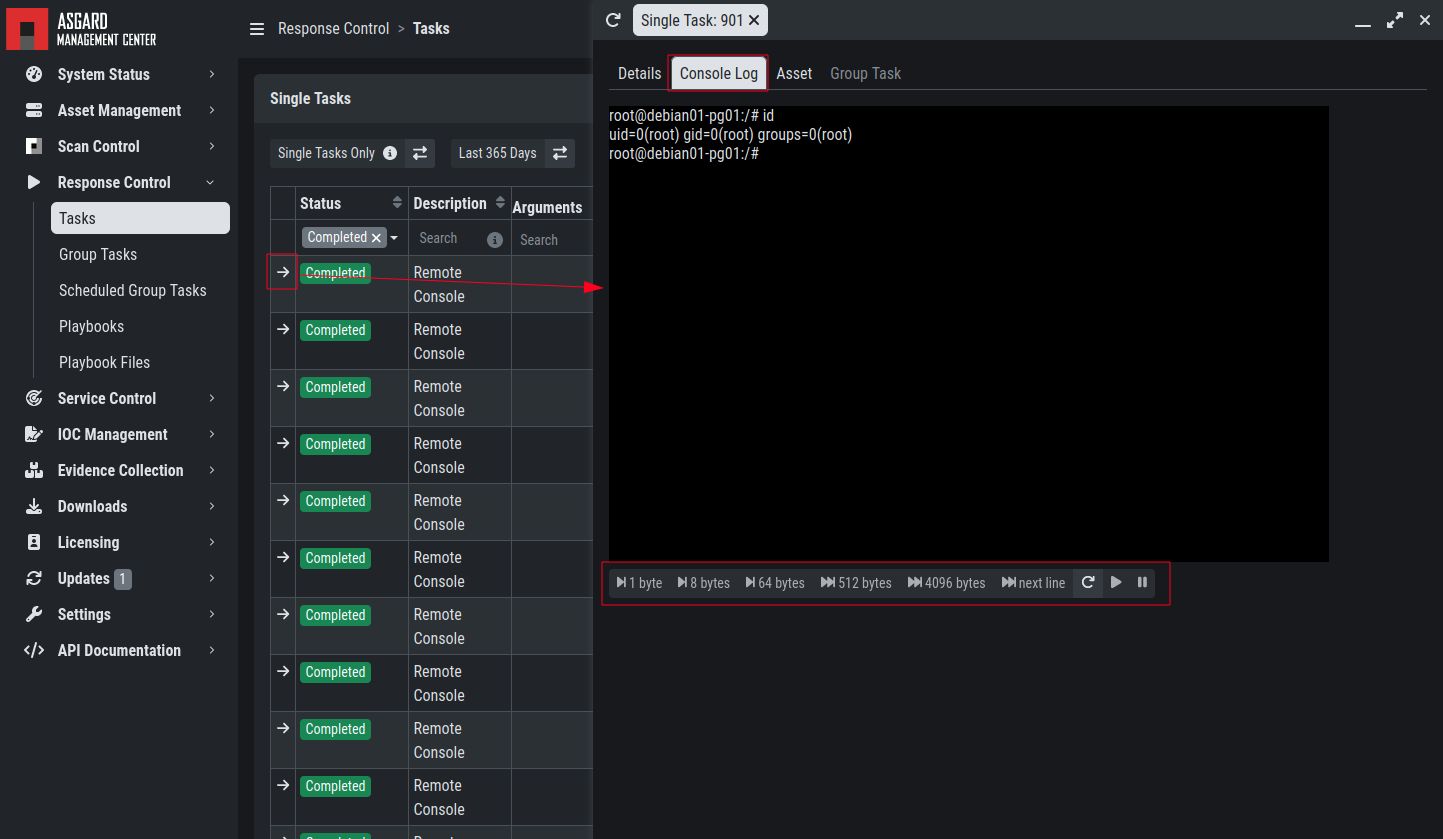 Replay Remote Shell Session