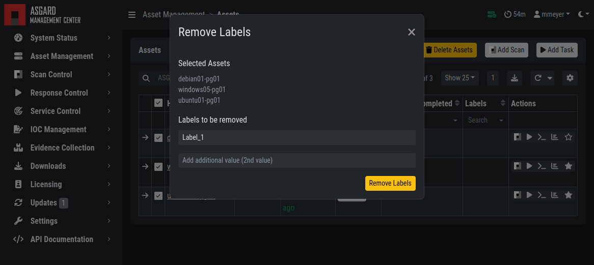 Asset Labeling