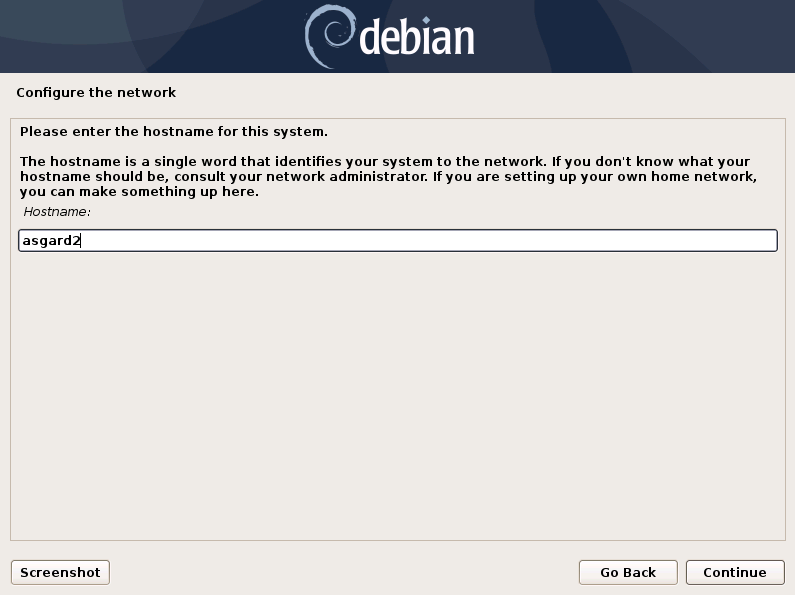 Configure the network