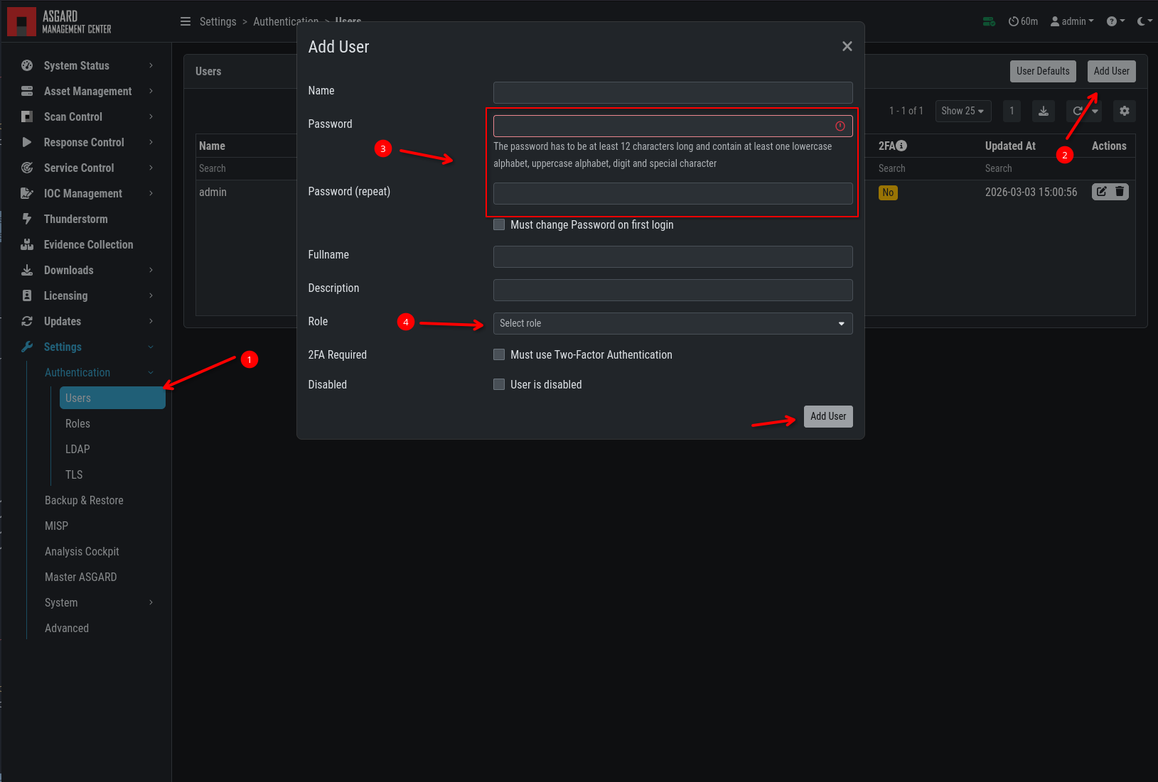 Add User Account