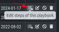 Playbook Action Items