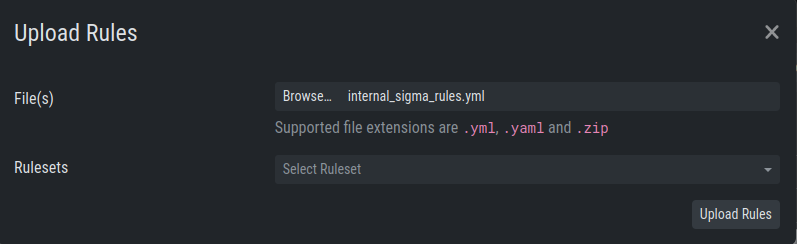 Adding Custom Rules
