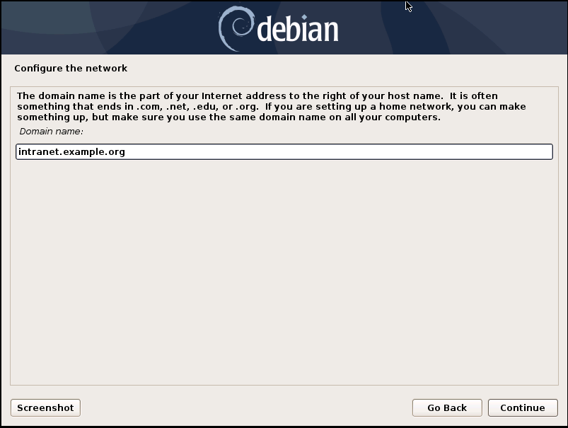 Configure the network